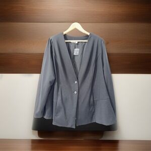 LOGO by Lori Goldstein Any WEAR Blazer Women's Size 2XL -‎ Black